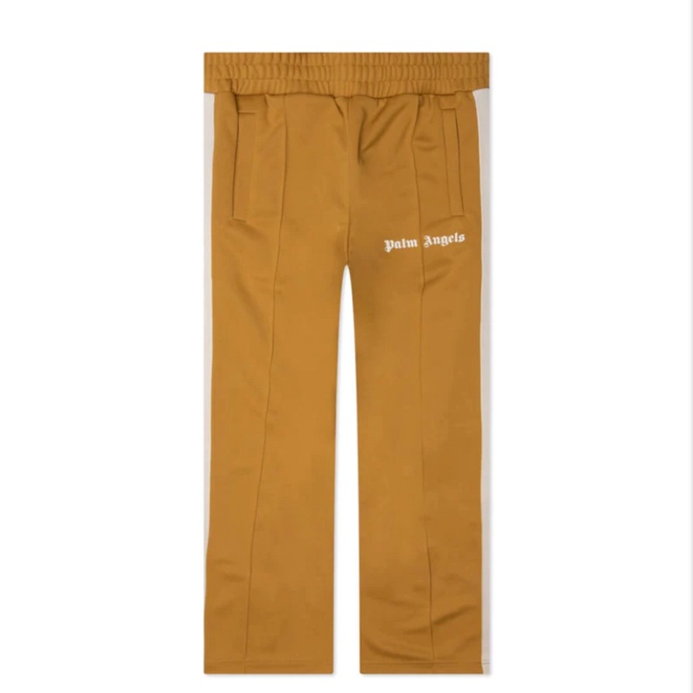 Palm Angels Slim Track Pants Bronze/ Off White